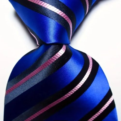 Blue And Pink Tie
