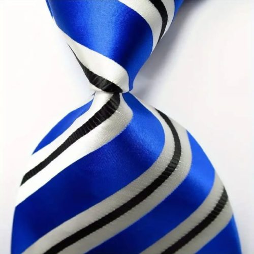 Blue And White Tie