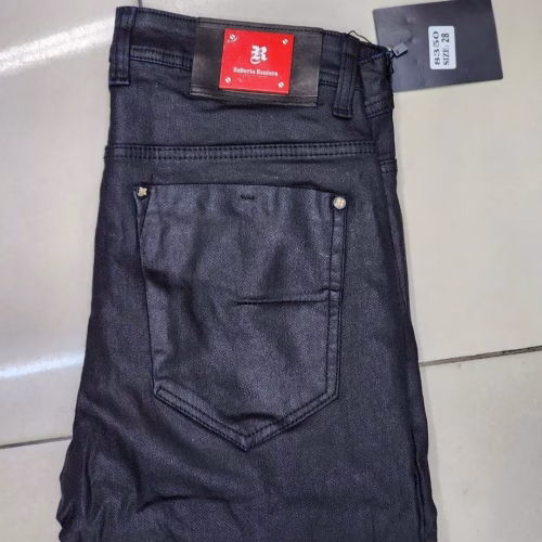 Roberto Raniera designer jeans waxy black