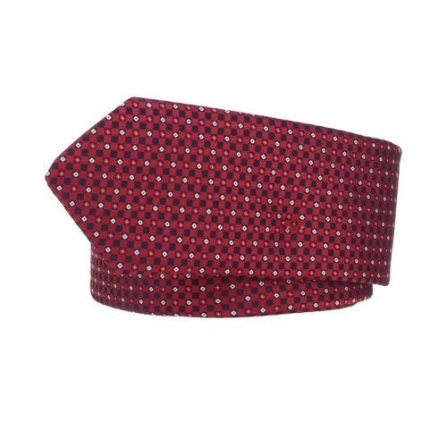 Blocks Tie Mens Red