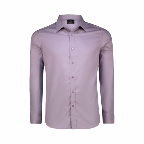 Cotton Long Sleeve Slim Fit Formal Shirts (Light Blue, Lilac and Cream)