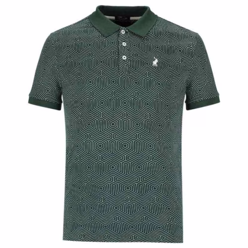 Polo Printed Cotton Golfer Mens Fatigue