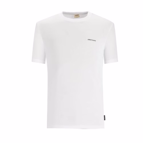 Technical Crewneck T-shirt Mens White